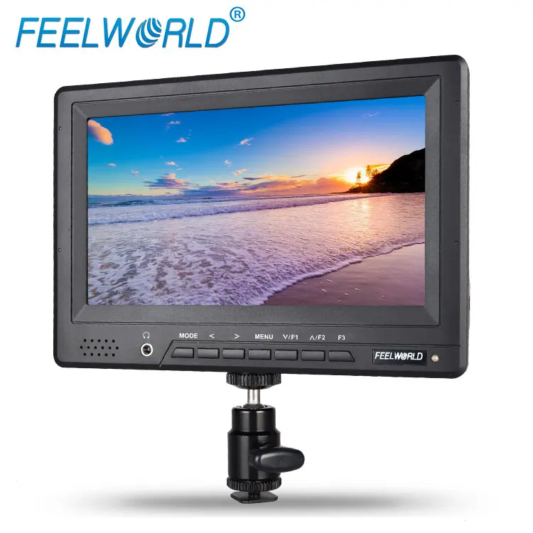 Günstig FEELWORLD Hohe Helligkeit 7 Zoll Monitor Zu Kamera Schulter Rig Mit Hdmi Eingänge Heißer Schuh Montieren
