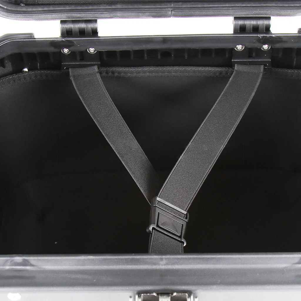 للبيع 80L العالمي للدراجات النارية العلوي الخلفي الأمتعة خوذة صندوق تخزين الذيل توكس صندوق أدوات جذع مقاوم للماء الإفراج السريع الألومنيوم