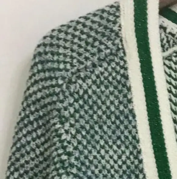 Новинка Осень-зима 2020 Стильный трикотажный женский кардиган с V-образным вырезом