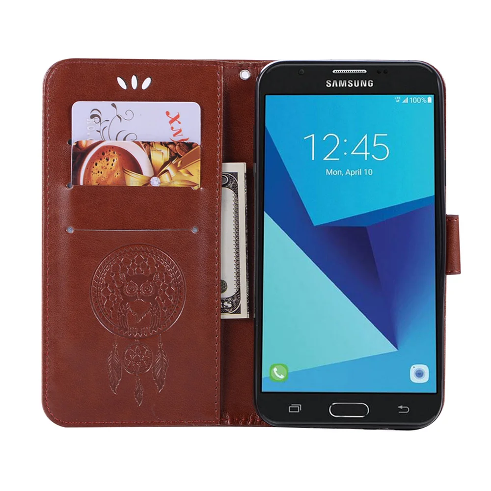 Флип чехол для Samsung Galaxy Halo Wide 2 J7 Perx бумажник Sky Pro J727 кожаный подставка