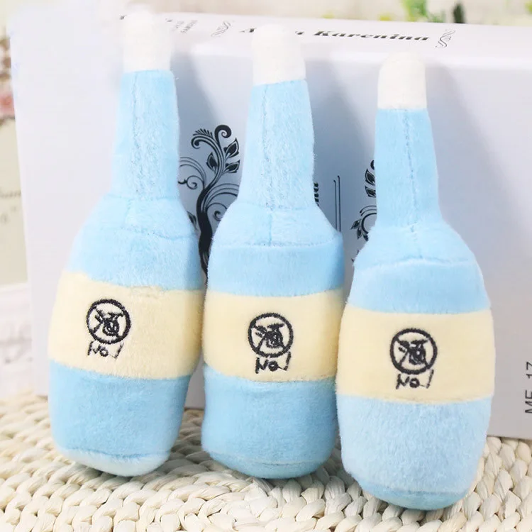 Милая жевательная игрушка для собак и кошек плюшевая искусственная со звуком