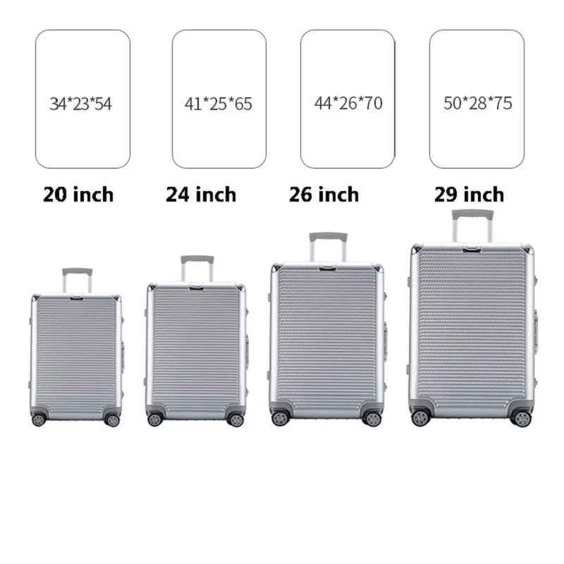 Супермодный новый жесткий Дорожный чемодан spinner с алюминиевой рамой дорожные