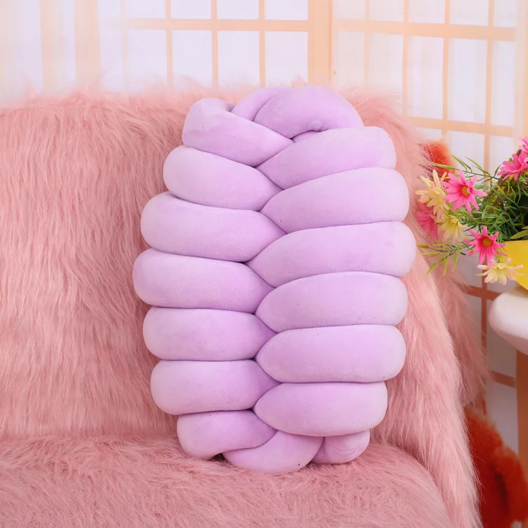 

Colorful Warm Mother's Care Pillow Cushion Ball Knot Pillow Solid Color Baby Calm Sleep Dolls Stuffed Kid Adult Bedroom Decor