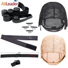 Alileader Pro 6 шт.компл. Женская шапочка для парика для изготовления париков с черной эластичной лентой 4 шт. гребни для парика Набор для изготовления парика