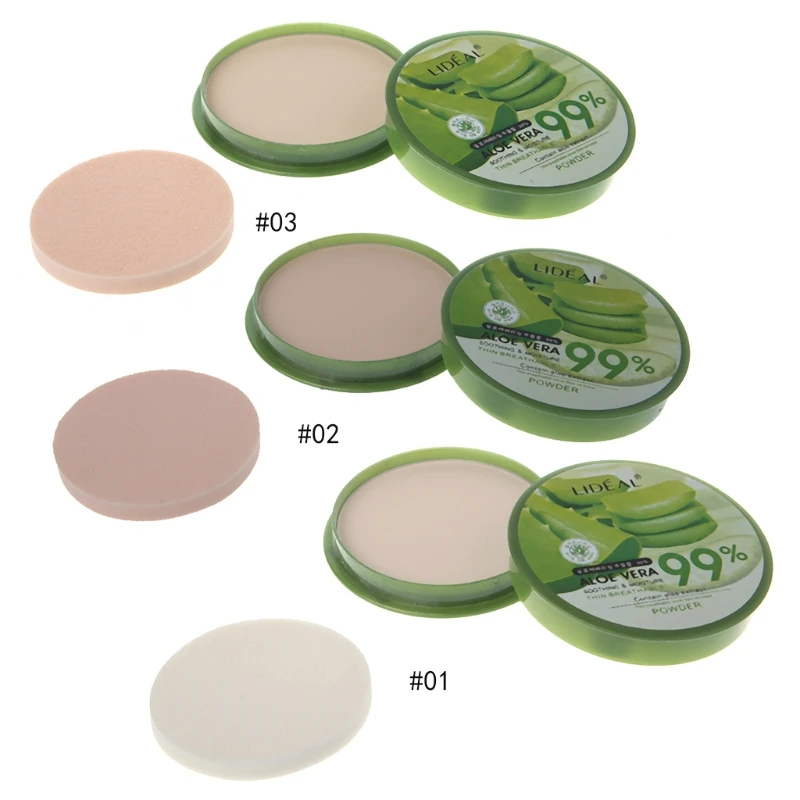 Алоэ Вера Pro отбеливающий консилер минеральная основа макияж пудра для лица |
