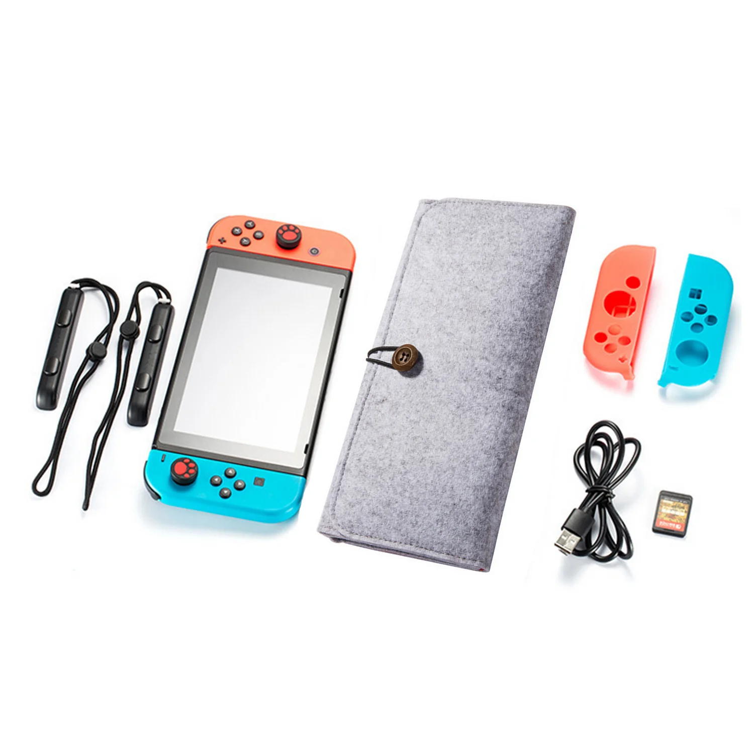 Bevigac большой войлочный защитный чехол для путешествий сумка хранения Nintendo Nitendo