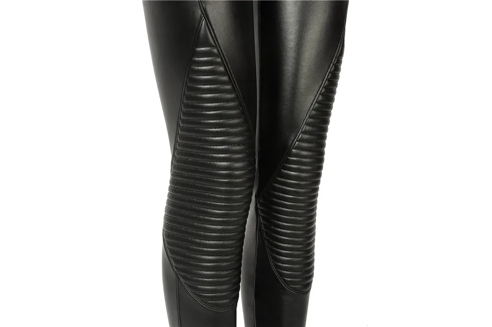 

Women Battle Angel Cosplay Costume Alita Black Top And Pants Halloween Party Faux Leather Outfit