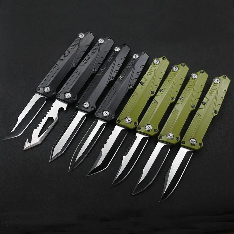 SF 8 Тип открытый OTF кемпинг и охота Двойное действие быстро открывающийся нож 440