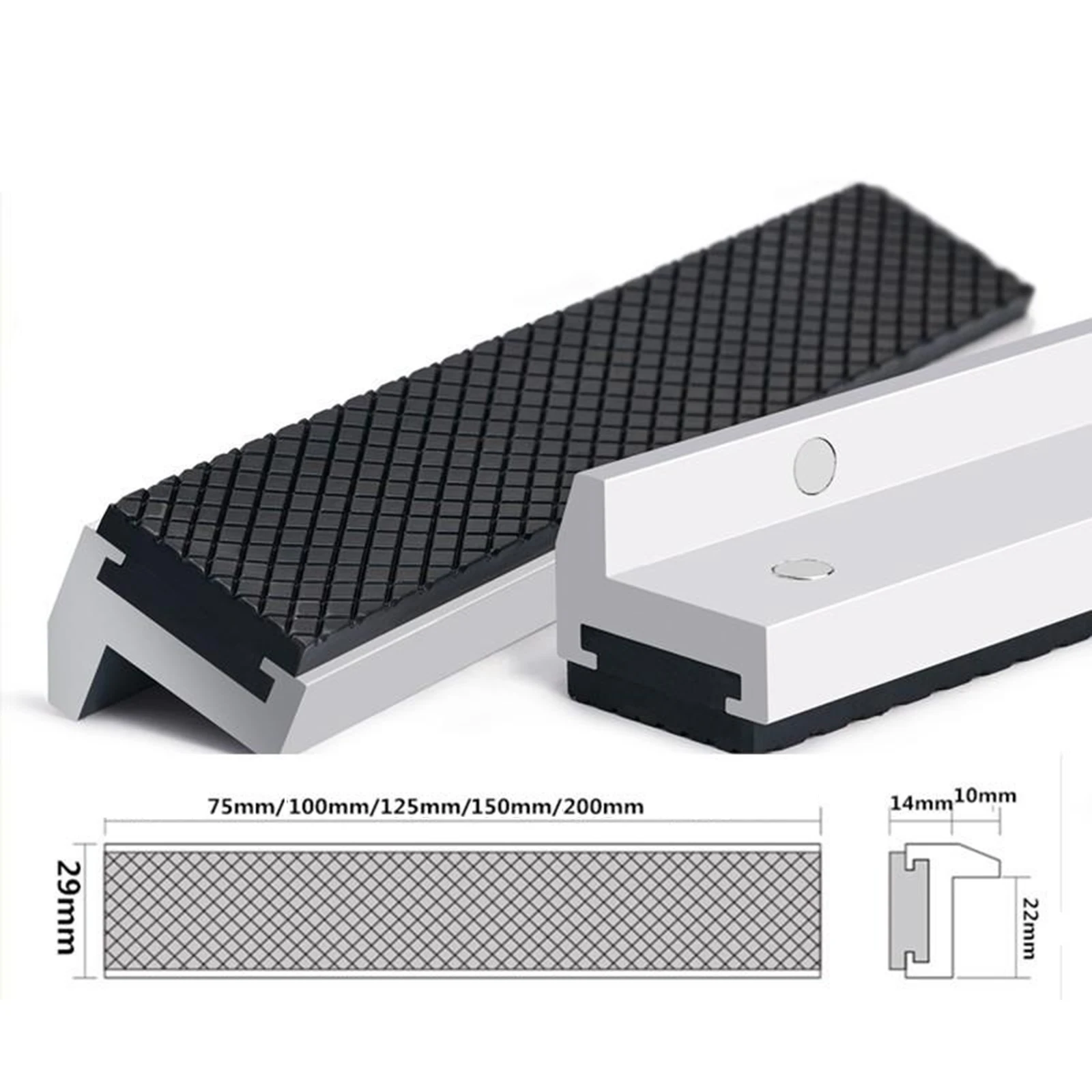 Универсальные Мягкие накладки для тисков магнитные мягкие защитные 3/4/5/6/8 дюймов