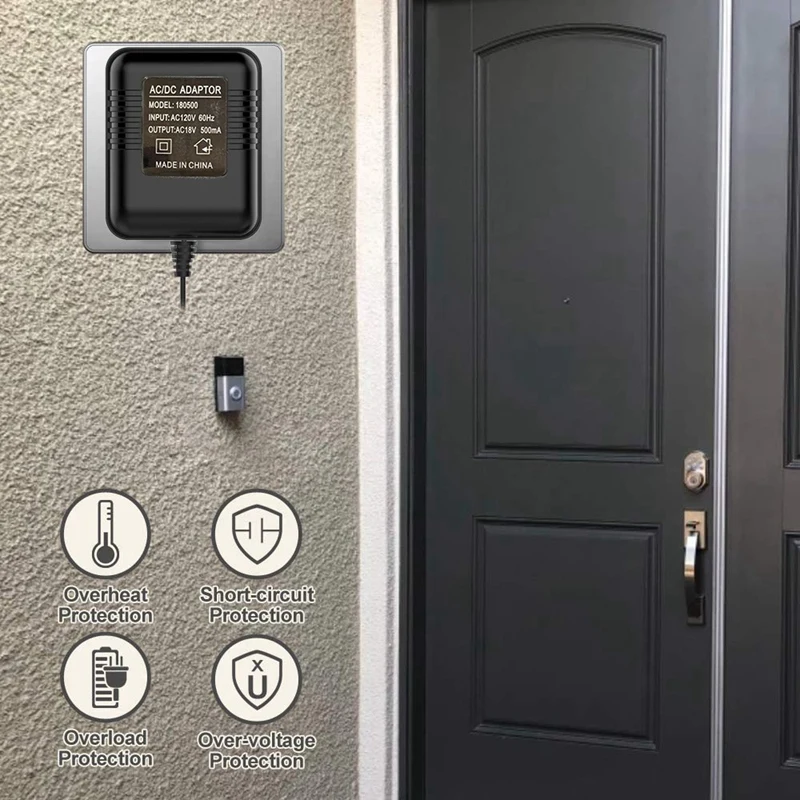 18 В переменного тока трансформатор 5 метровый кабель беспроводной дверной звонок