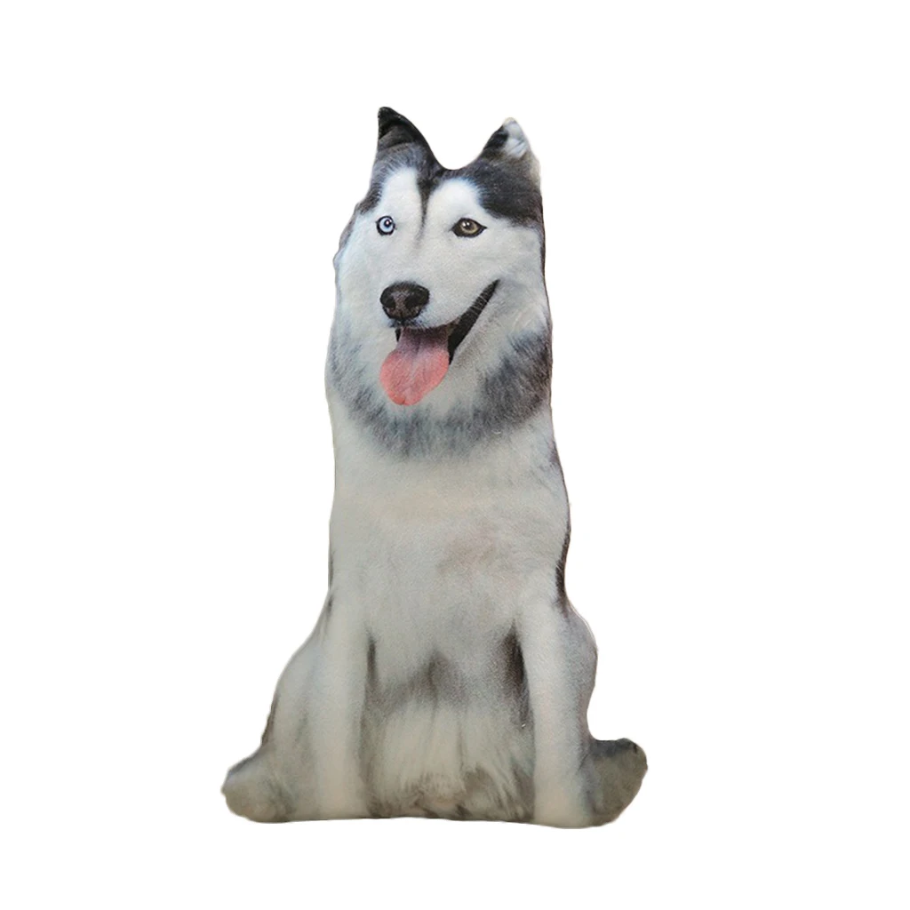 B Модные 3D щенок подушечка диванная подушка из полипропилена и хлопка мультяшное украшение для дома диван игрушки Подушка для сна плюшевый подарок для детей A16 - Цвет: B