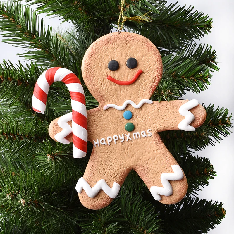 Рождественские украшения подвески хлеб глиняная посуда имбирь Стайлинг
