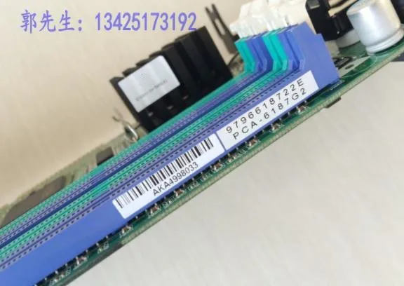 

100% high quality test Industrial computer motherboard PCA-6187G2 PCA-6187 REV: A2 dual network port to send CPU memo