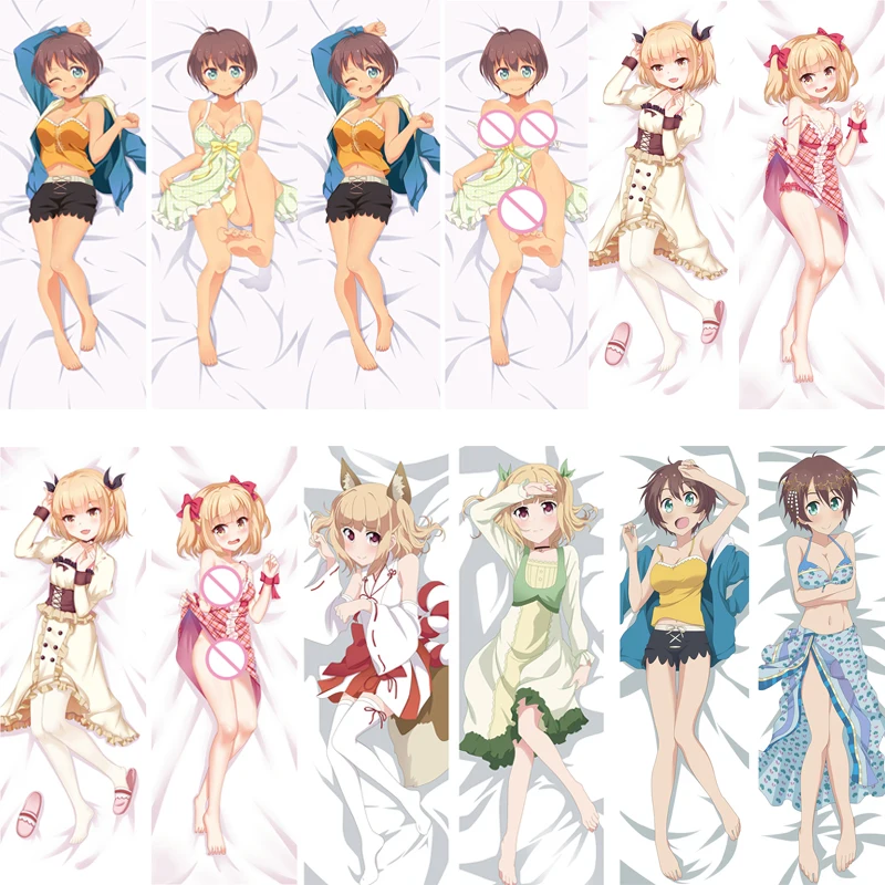 

2020-September update Japanese Anime NEW GAME! Dakimakura Pillow Cover Case Yun Iijima Hajime Shinoda Hugging Body Pillowcase