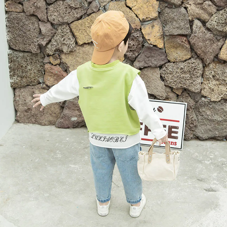 Джинсы с карманами для девочек детские джинсы повседневные стильные детей