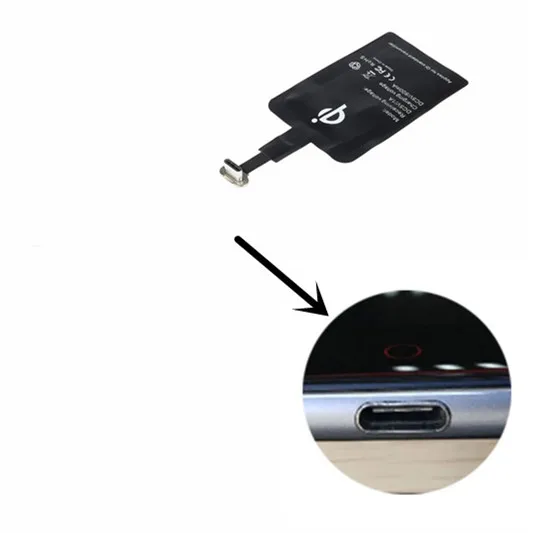 type c receiver Круглый светильник беспроводной зарядный коврик Wifi индукционное зарядное устройство без проводов зарядное устройство s для mate 20 Pro QI Беспроводное зарядное устройство Pad - Цвет: type c receiver