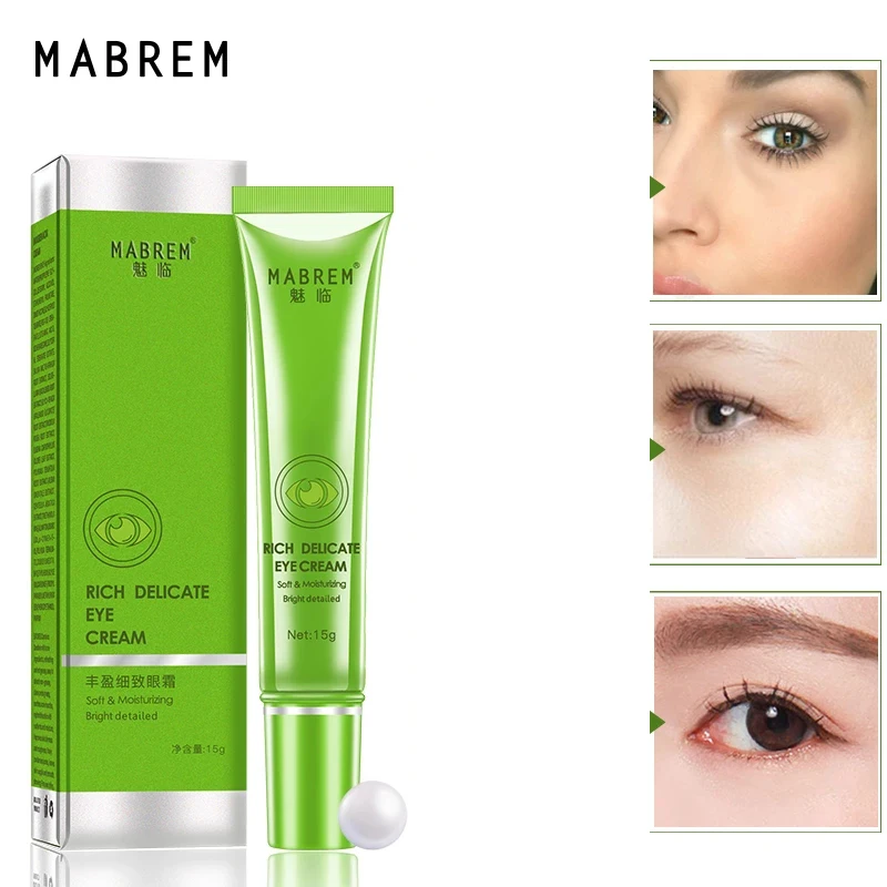 

MABREM богатый и нежный для ухода за областью вокруг глаз против морщин анти-старения пептид коллагена для удаления темных кругов возле глаз, о...