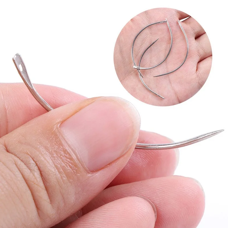 Иглы для шитья icobbler металлические изогнутые