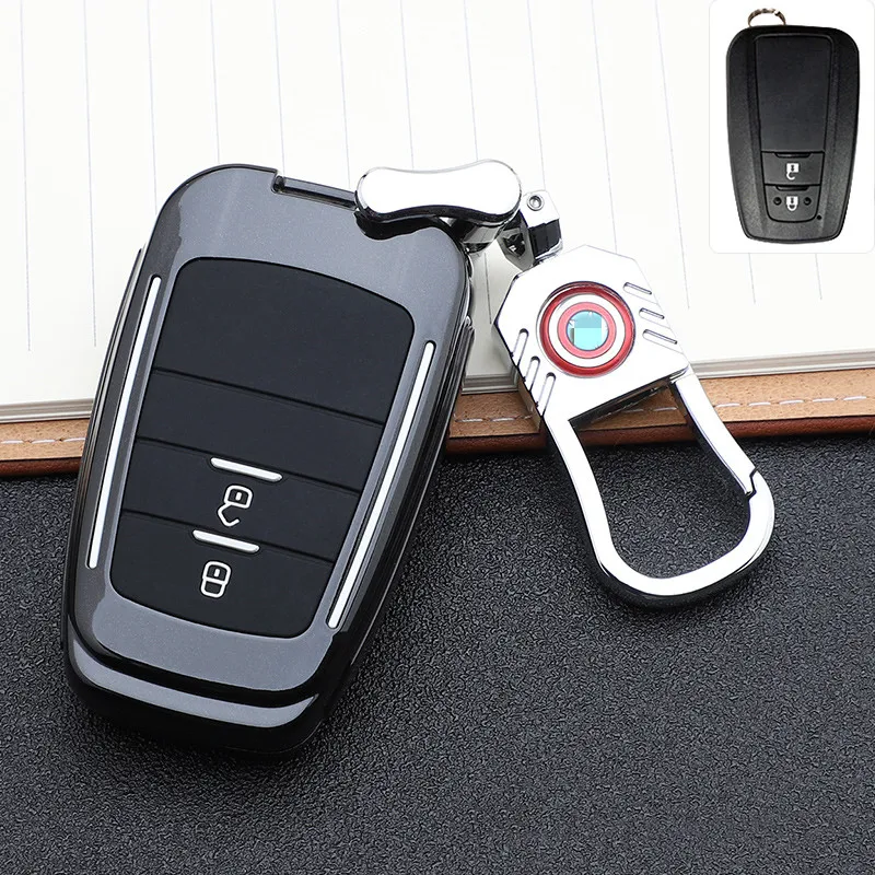 

High quality New car key case Full cover For Toyota Prius Camry Corolla RAV4 C-HR CHR Prado 2018 Accessories keychain Auto