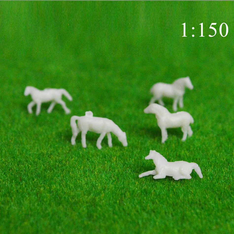 Игрушка Diorama Овцы Oxen N масштабная модель окрашенные животные Миниатюрная модель коровы лошади ферма поезд строительство пейзаж макет декорации