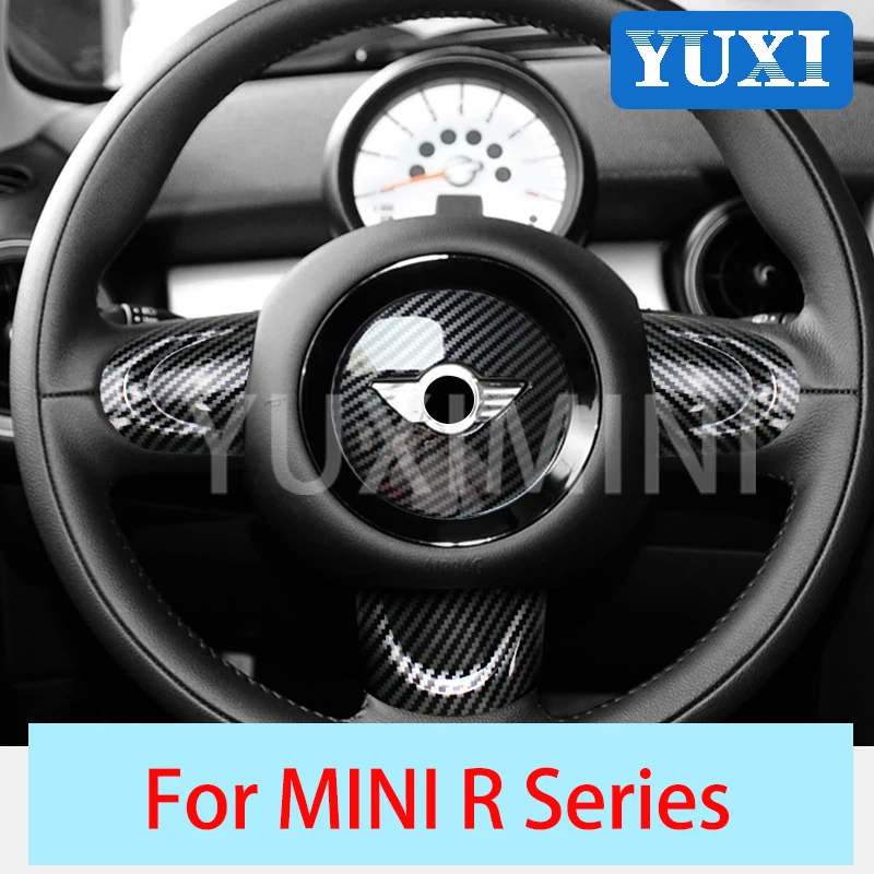 

Car Steering Wheel Warning Light Decorative Protective Shell For BMW MINI Cooper R55 R56 R60 R61 Interior Modeling Accessories