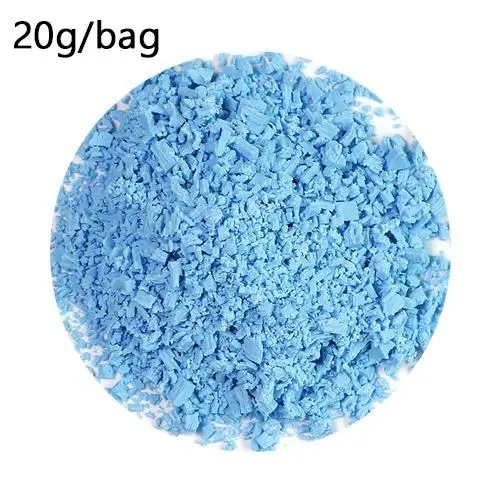 20g Blue 20 г/пакет Аддитивные амулеты поддельные спринклеры для наполнителя слизь поставки Diy для десерта, шоколада бисерная глина слизь торт украшения игрушки - Цвет: 20g Blue