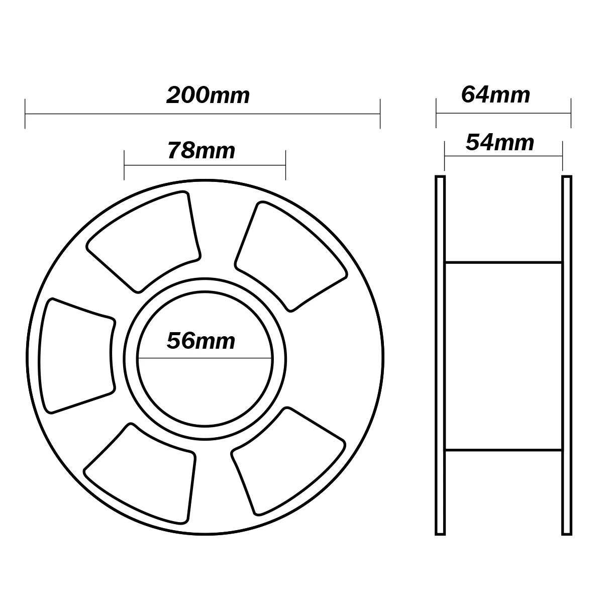 Enotepad Global PETG 3D Printing Filament 1KG Plastic 1.75MM Eco-friendly High Toughness  Consumable 3D Plastic Print Filamento