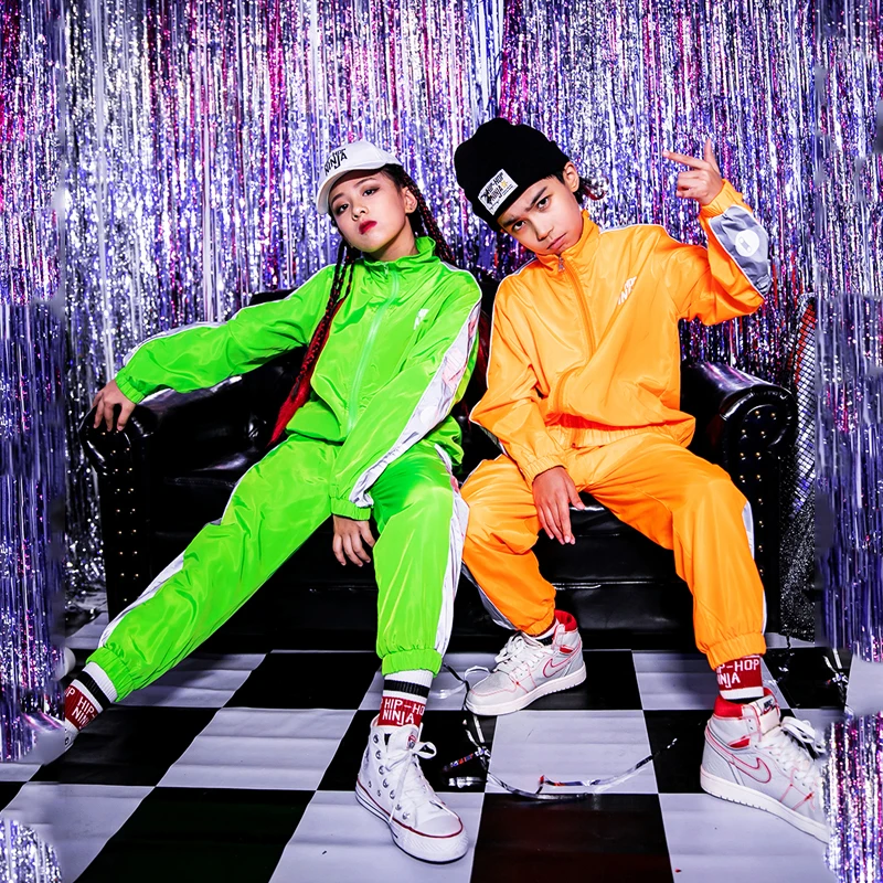Детские танцевальные костюмы в стиле хип-хоп для мальчиков свободный