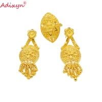 adixyn duabi ringearring jewelry for women gold color ethiopianafrican wedding jewelry gifts n09167