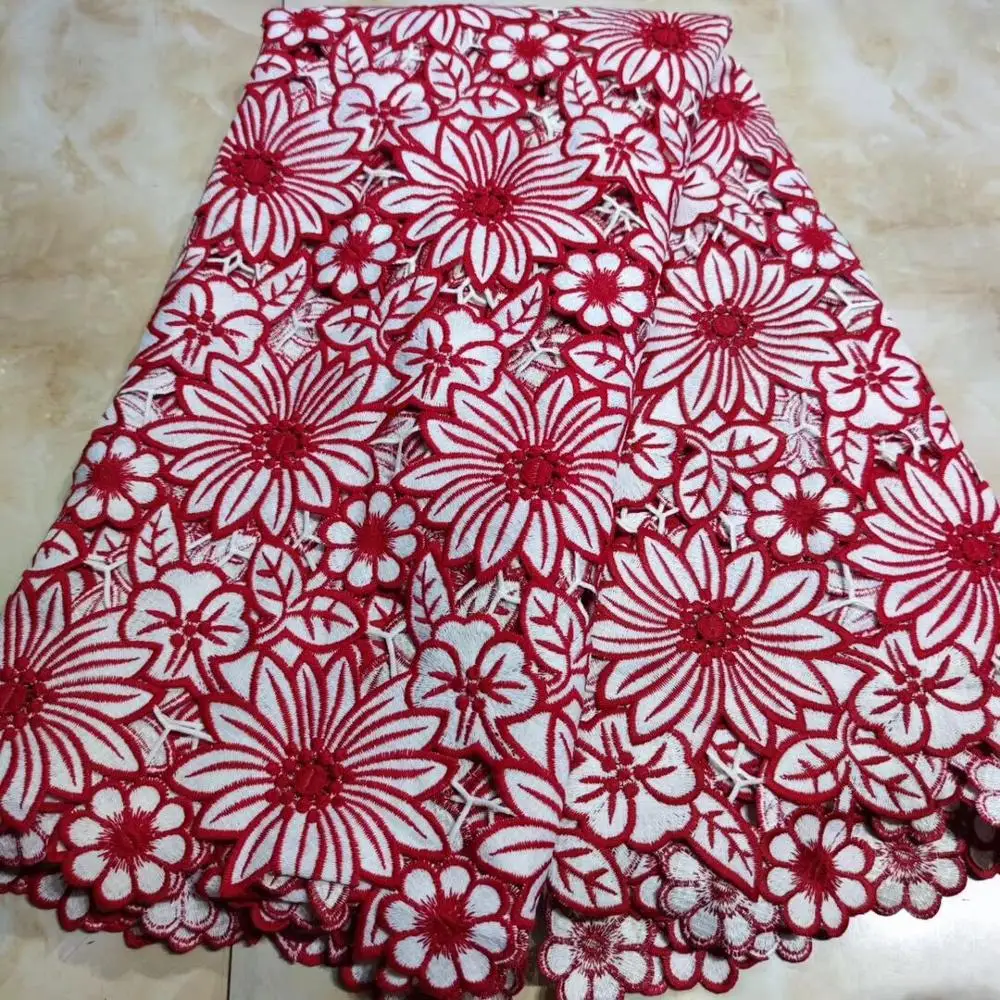 

2020 Hot sale Aso ebi African Guipure Cord Lace Fabric african cord lace fabric Water Soluble lace Cord Laces for party dress