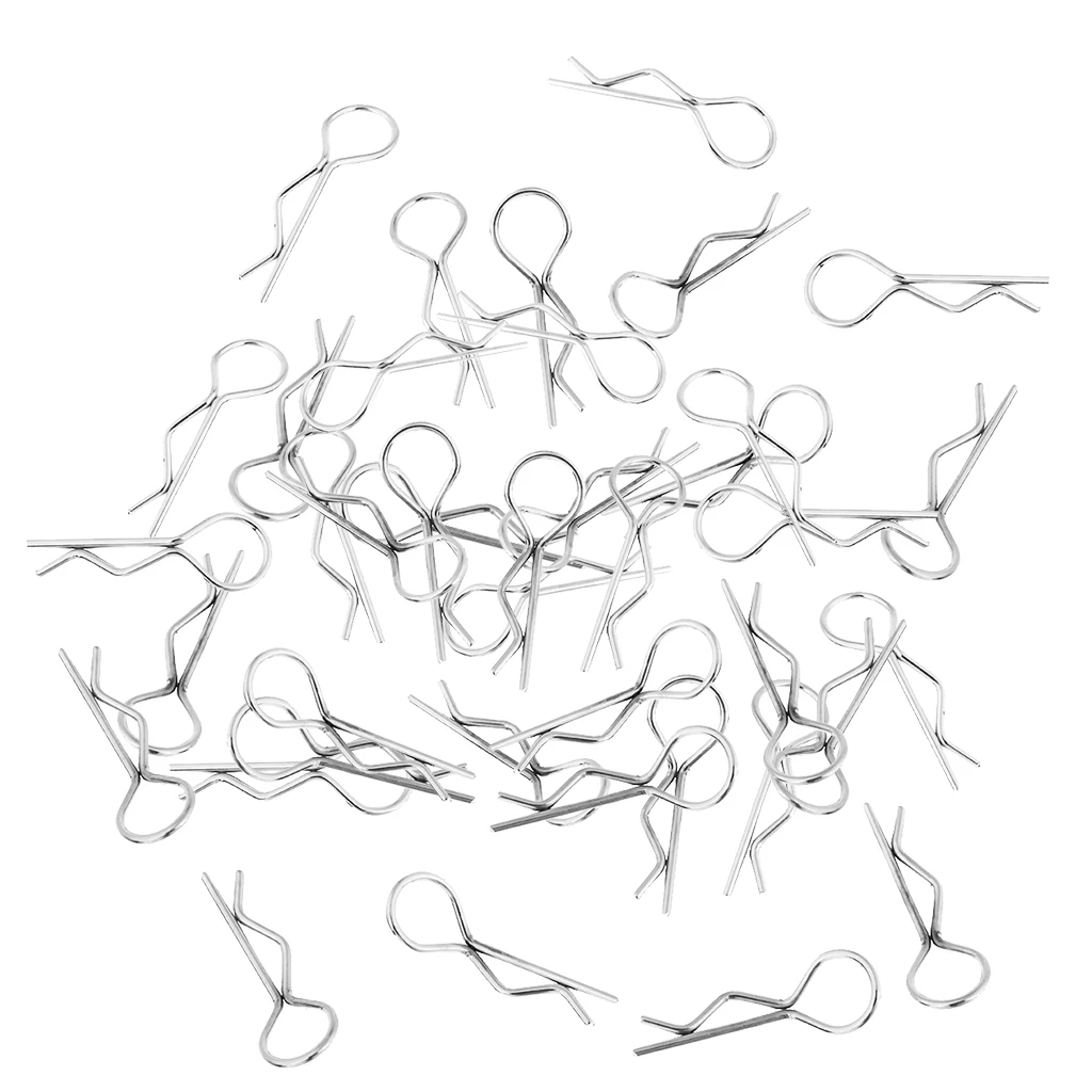 50 шт. зажимы для тела R шпильки HPI HSP 1/10 1/12 1/8 RC автозапчасти | Игрушки и хобби