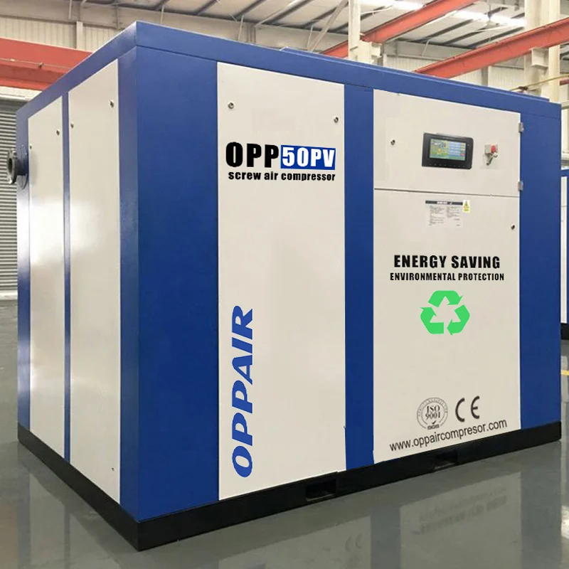 Energy Saving Rotary Screw 50hp Air Compressor With Pm Motor 380v/3phase 50hz