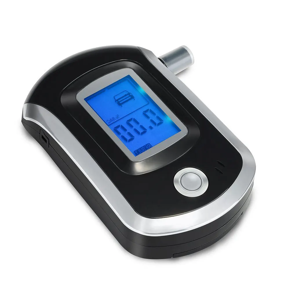 

Professional Digital Breath Alcohol Tester Breathalyzer alcohol breath tester alcohol detector Dropshipping with LCD Dispaly