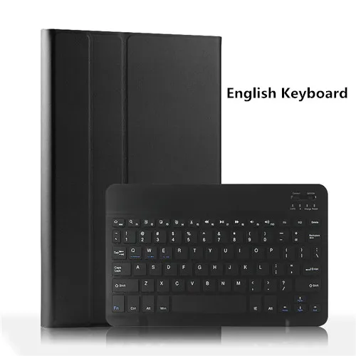 English Black Кожаный чехол с клавиатурой Bluetooth для huawei MediaPad M6 10,8, чехол для планшета huawei M6 Pro 10,8 VRD-AL09 - Цвет: English Black
