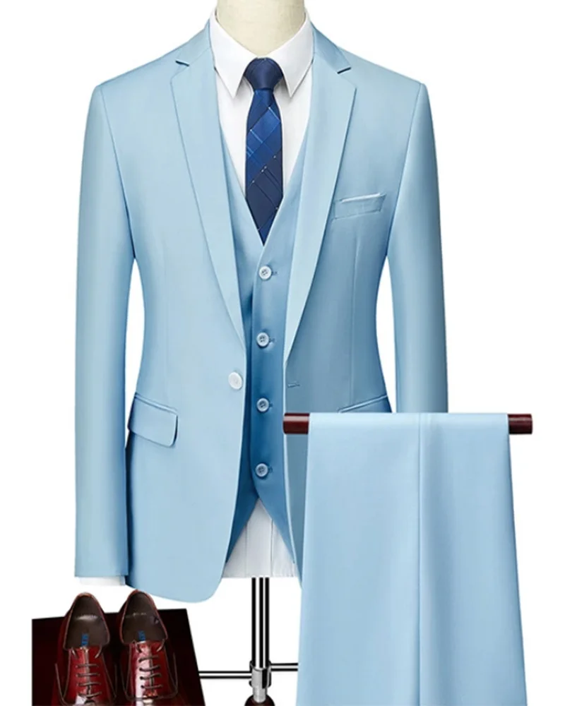 Светильник-голубой темно-синий серо-серый солодовый приталенный Блейзер на