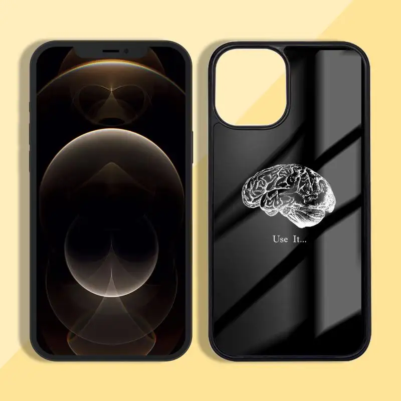 

Medical Human Organs Brain Phone Case Silicone TPU+PC For iPhone11 12 mini Pro MAX 7 8 Plus X XR XS Samsung S20 10 9 8Plus ultra