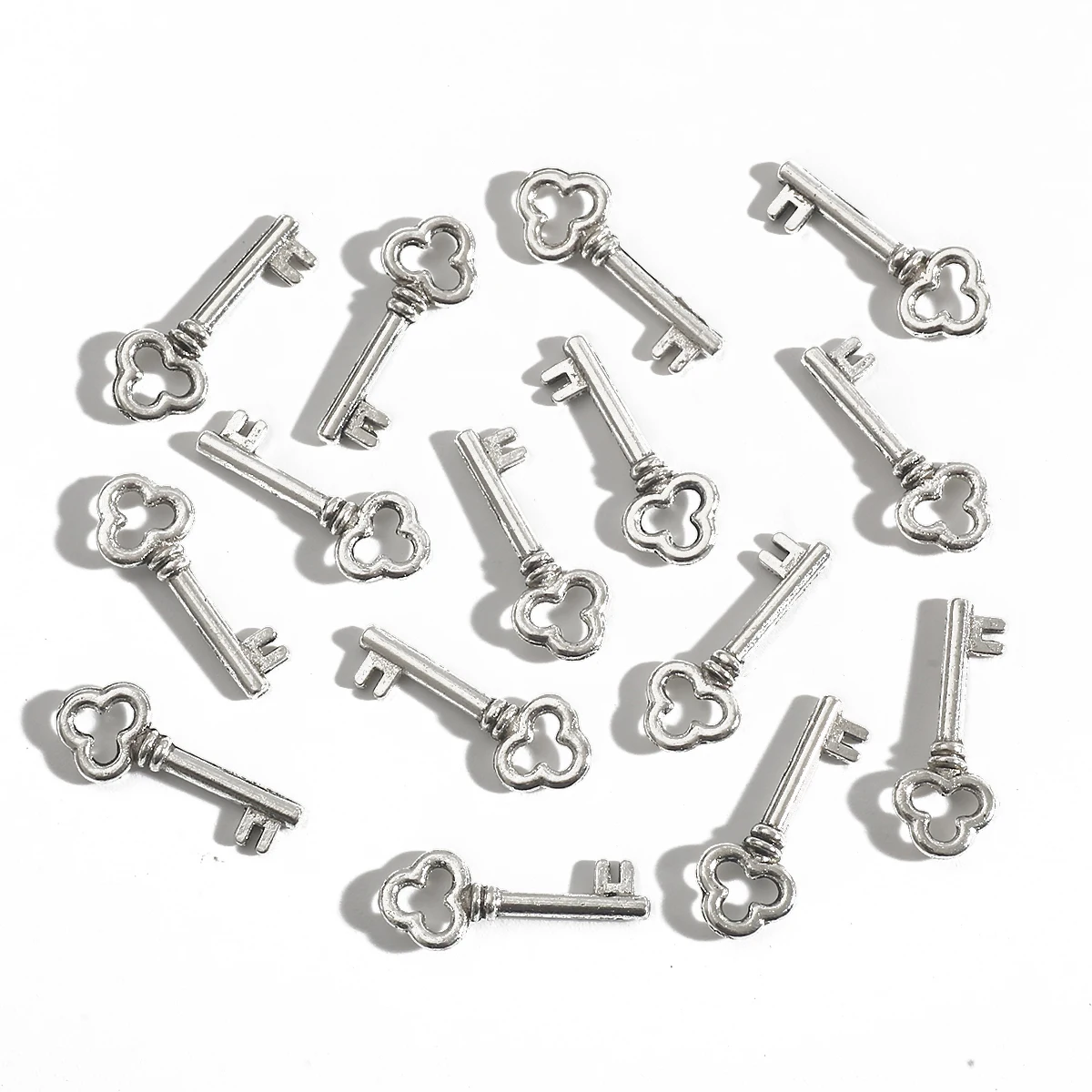 20/30 шт. смешанный размер замок и ключ сплав ювелирные аксессуары детали покрытие