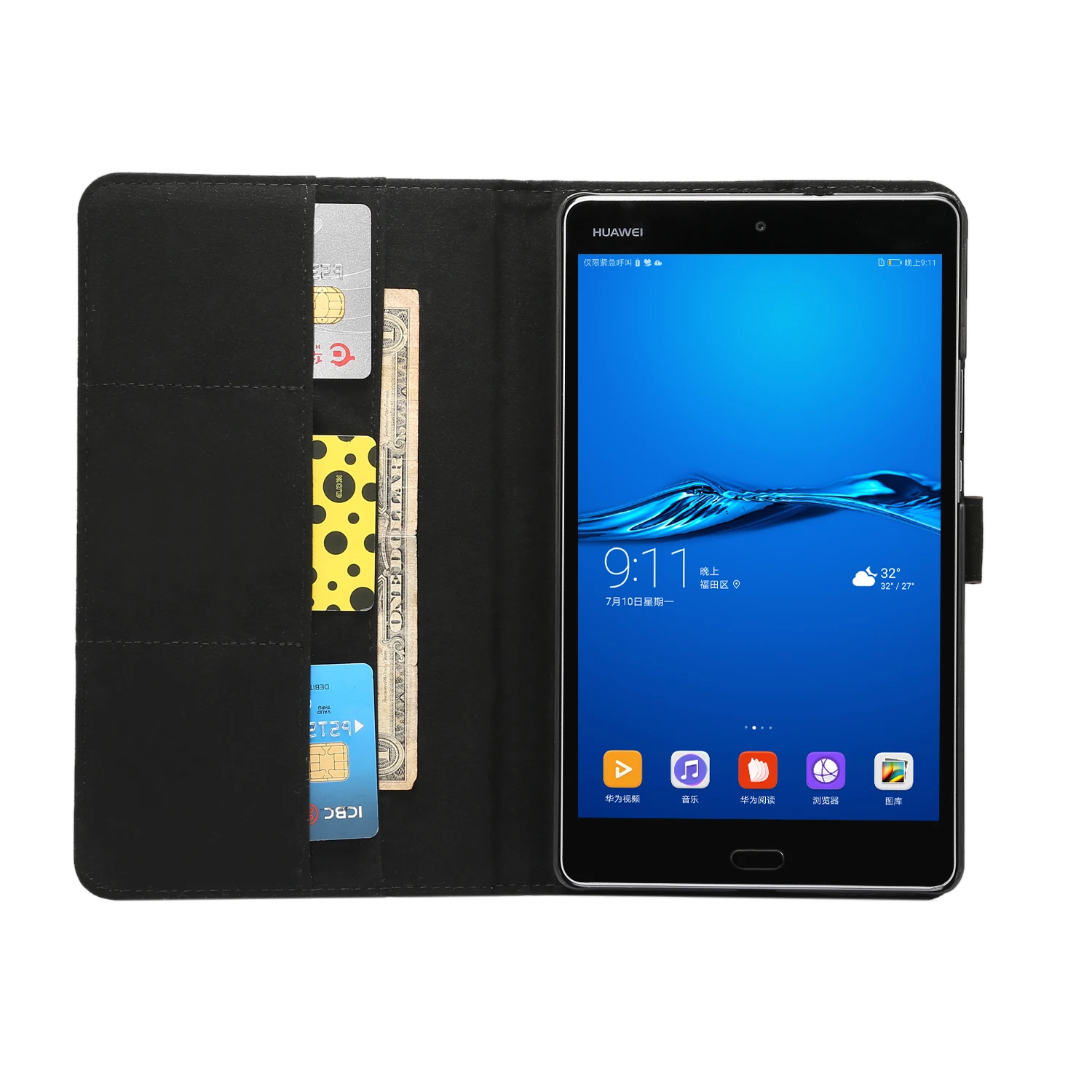 Кожаный чехол премиум класса для Huawei MediaPad M3 Lite 8 0 дюйма|Чехлы планшетов и