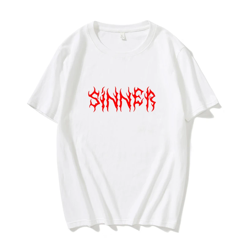 Летняя Готическая футболка Tumblr с принтом букв в стиле Харадзюку женская уличная