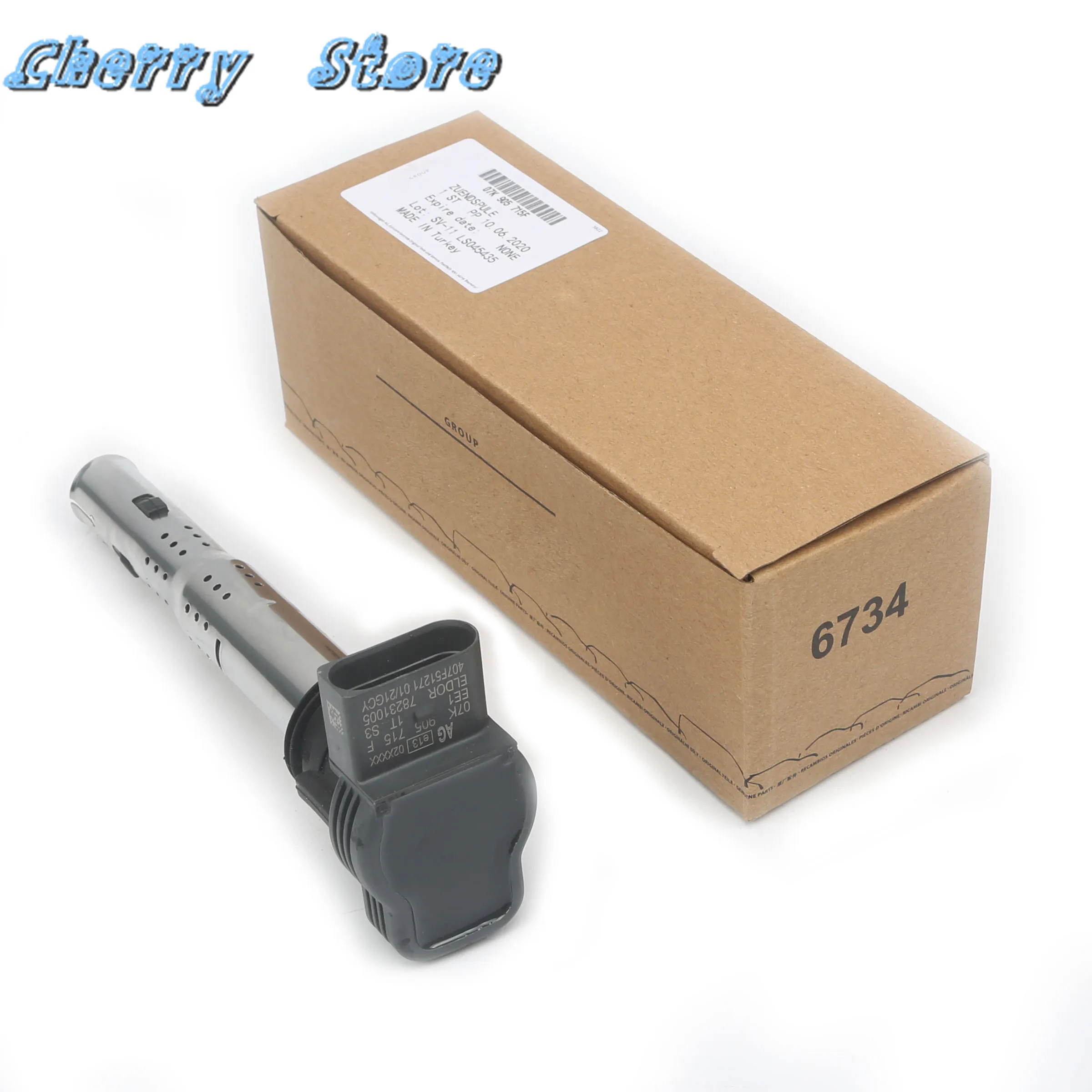 Новый набор катушек зажигания 07K 905 715 F для VW Volkswagen Passat Jetta Golf Audi A3 A4 A5 A6 Q3 Quattro Q5