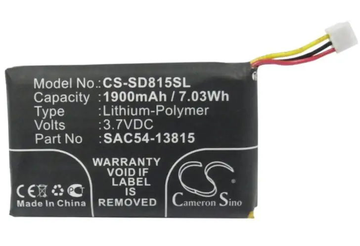 Cameron sino 1900 мА/ч батарея для SPORTDOG TEK V1L ручной передатчик H V1LT SAC54 13815|Цифровые
