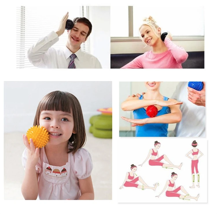 Прочный Массажный мяч-спилка из ПВХ триггерный мяч для спорта фитнеса снятия