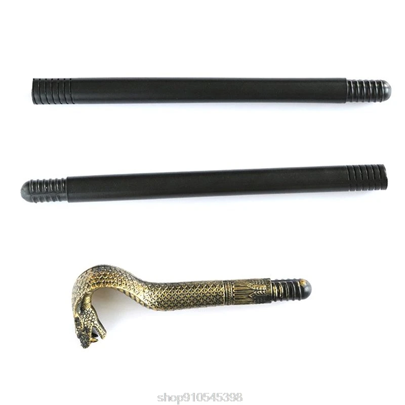 

Funny Halloween Snake Skull Scepter Toy Carved Pharaoh Magical Wands Magic Stick Cosplay Props N14 20 Dropshipping