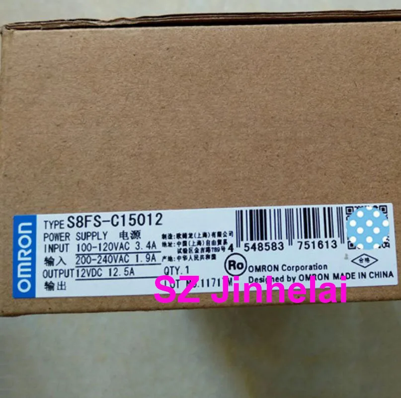 Оригинальный импульсный источник питания OMRON S8FS C15012 150 Вт 12 В постоянного тока