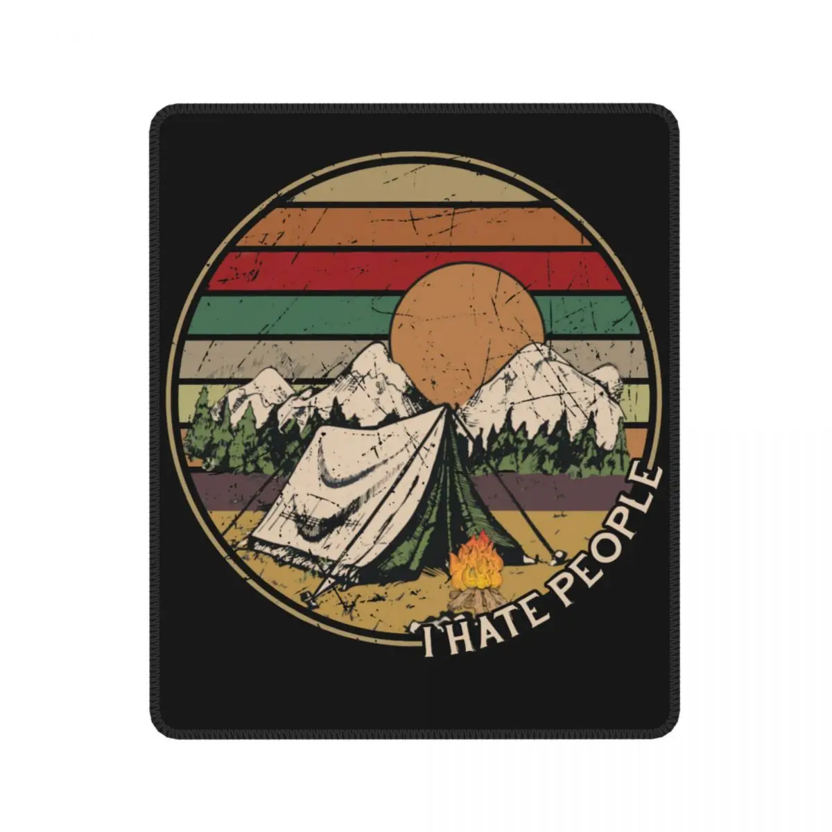 

Коврик для мыши Love Camping I Hate People, резиновый, водонепроницаемый, для ноутбука