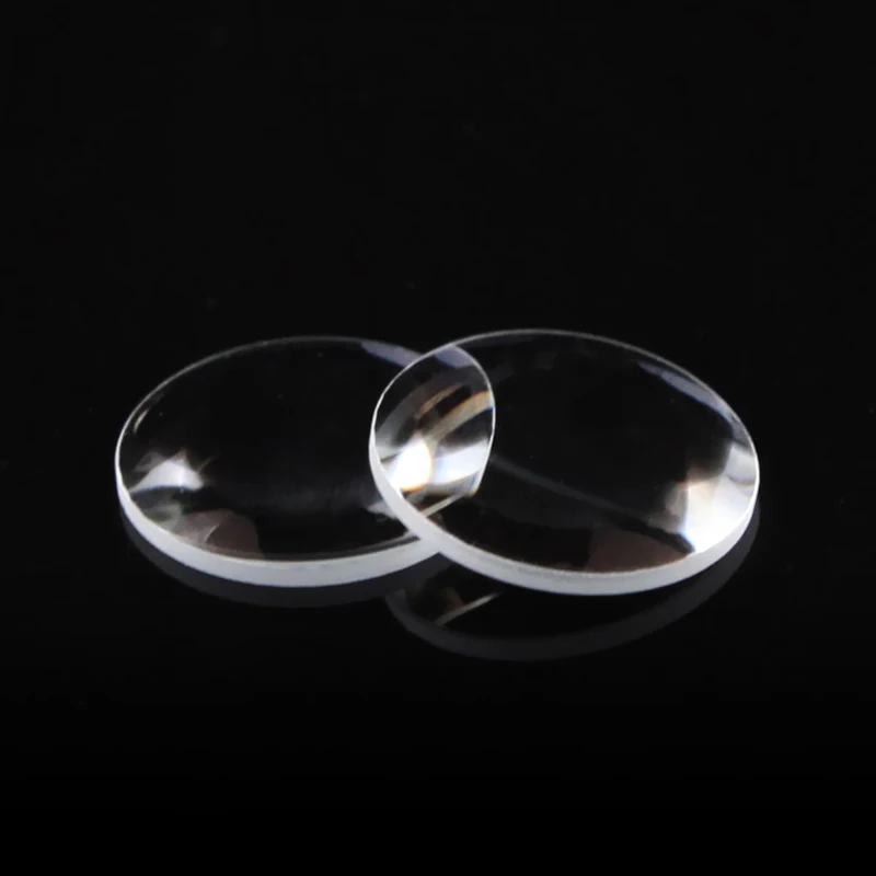 Оптическая плоская выпуклая линза диаметром 27 4 мм фокусное расстояние 57 75 K9