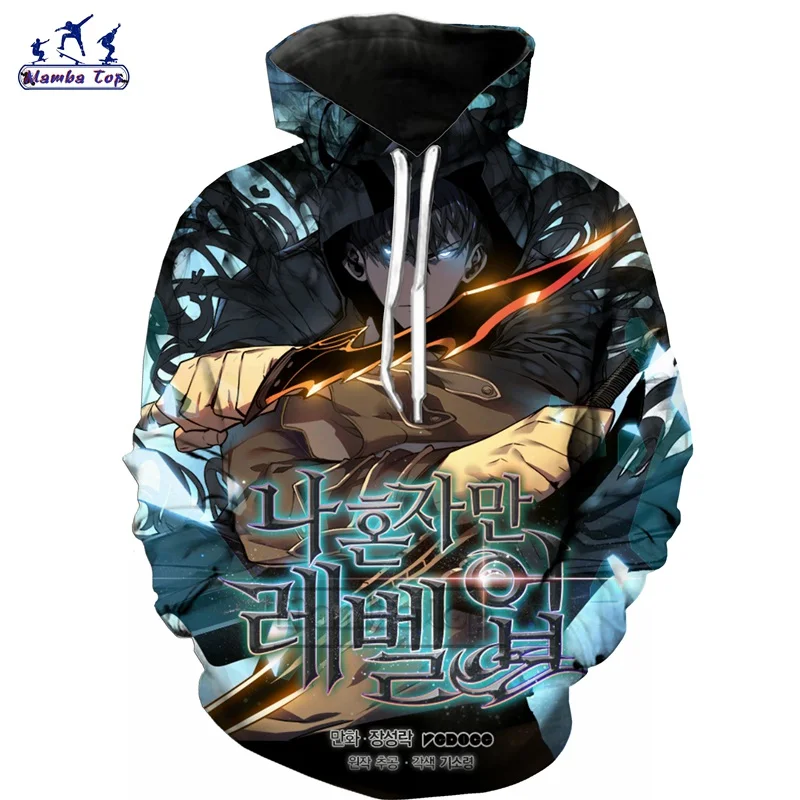 Толстовка Mamba Мужская с длинным рукавом Модный свитшот 3D рисунком аниме соло