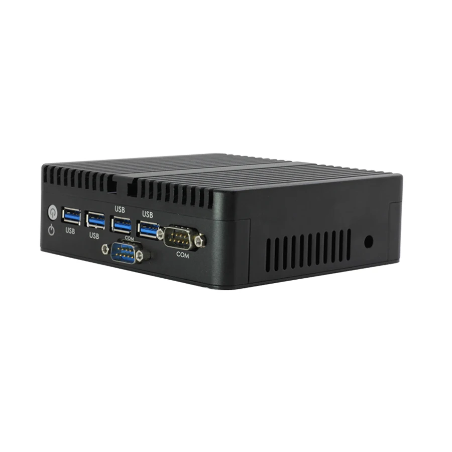 Безвентиляторный мини ПК Celeron 2955U Dual LAN Windows 7 Мини компьютер Nuc Настольный 2* HDMI 2* COM офисный ПК DDR3 ram HDD HTPC