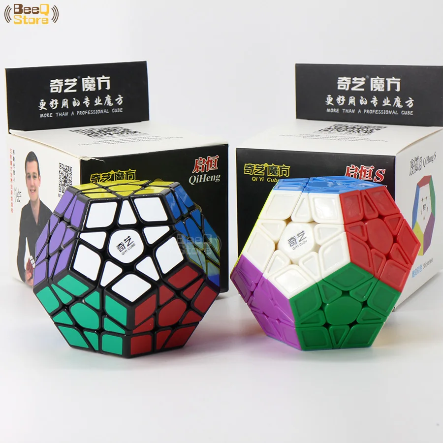 Qiyimegaminx Qiheng QihengS Megaminxd магический куб без наклеек скульптура черный скоростной