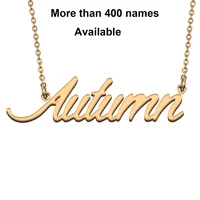 autumn bree name necklaces for girl women family best friends birthday christmas wedding gift jewelry present anniversary